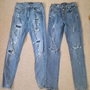 Two Pair Aeropostale Jeggings
